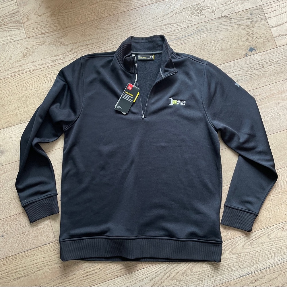 Under Armour Half Zip Pullover Mens Large NWT *Embroidered Logo*